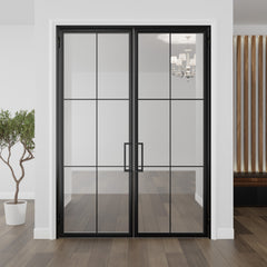 Six Light Double Door